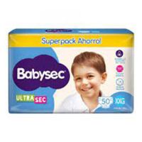 PAÑAL BABYSEC ULTRA XXG X 50U