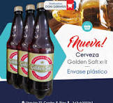 CERVEZA GOLDEN SAFT DE LITRO NO RETORNABLE DOS X