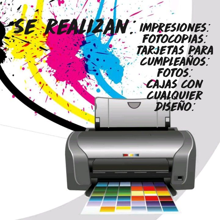 IMPRESIONES FOTOCOPIAS-FULL COLOR-BLANCO Y NEGRO CINCO HOJAS