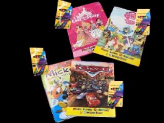 LIBRO P/COLOREAR C/CRAYON X6 *OFERTA*