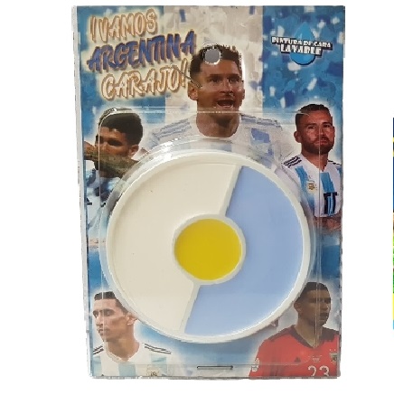 MAQUILLAJE PINTURITA ARGENTINA C/SOL 8900 BL MUNDIAL