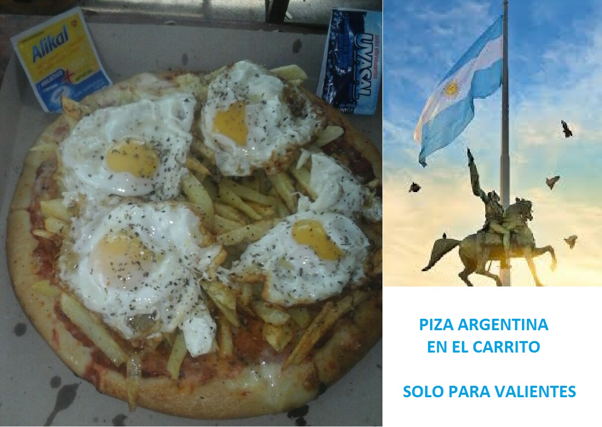 PIZA ARGENTINA + UVASAL O ALIKAL