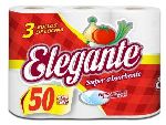 ROLLO DE COCINA ELEGANTE D/HOJA X 3 UNID. 50 PAÑOS