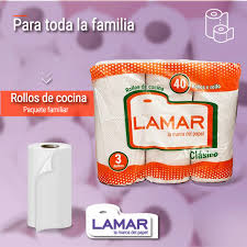 ROLLO DE COCINA  LAMAR X 4 UNIDADES