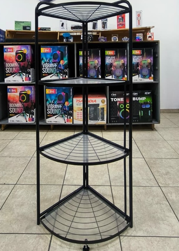 ESQUINERO CON 4 ESTANTES 38x36x119mm