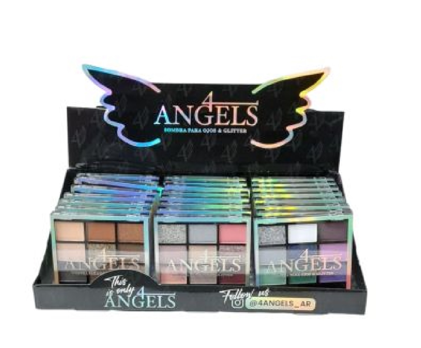 SOMBRA P/OJOS C/GLITTER 1015 4 ANGELS